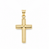 14K Yellow Gold Cross Pendant