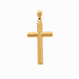 10K Yellow Gold Cross Pendant