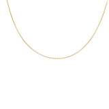 14K  Yellow Gold Rolo Link Chain 16"