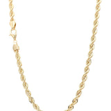 10K Yellow Gold Rope Chain 26"