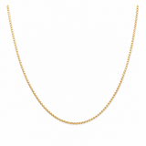14K Yellow Gold Round Box 20"