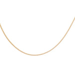 14k Women's Yellow Gold Round Box Chain Miral Jewelry
