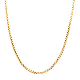 14K  Yellow Gold  Round Box Chain 24"