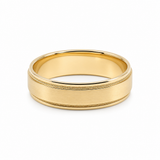 14K Yellow Gold  Wedding Band