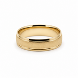 14K Yellow Gold  Wedding Band