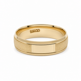 14K Yellow Gold  Wedding Band