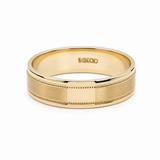 14K Yellow Gold  Wedding Band