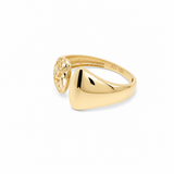 10K Yellow Gold Fashion Women's Ring