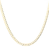 14K  Yellow Gold  Curb Chain 22"