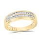 10k Yellow Gold  Trio  3 Pieces Set with 0.50tw Round Diamonds
