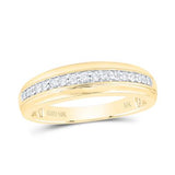 10k Yellow Gold  Marquise 3 Pieces Set with 1.00 tw Round Diamonds