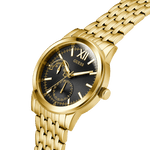 GUESS Mens Gold Tone Multi - function Watch - Miral Jewelry