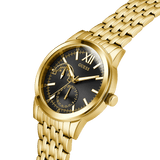 GUESS Mens Gold Tone Multi - function Watch - Miral Jewelry