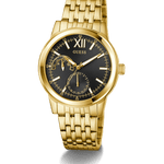 GUESS Mens Gold Tone Multi - function Watch - Miral Jewelry