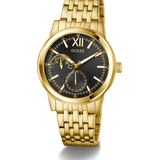 GUESS Mens Gold Tone Multi - function Watch - Miral Jewelry