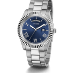 GUESS Mens Silver Tone Day/Date Watch - Miral Jewelry