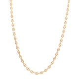 10K  Yellow Gold Semisolid Marine Chain 18"