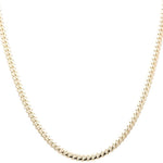 Men's Yellow Gold 10K Cuban Link Chain - Miral Jewelry
