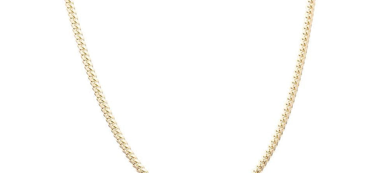 Men's Yellow Gold 10K Cuban Link Chain - Miral Jewelry