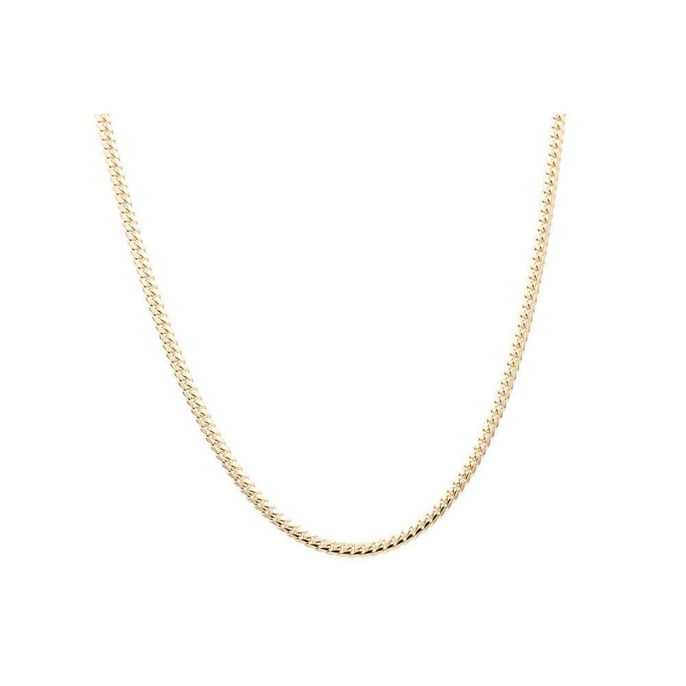14K Yellow Gold Cuban Link Chain 4mm, 26in, 32.2 g