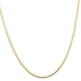 Men's Yellow Gold 14K Cuban Link Chain - Miral Jewelry