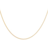 Men's Yellow Gold 14K Cuban Link Chain - Miral Jewelry