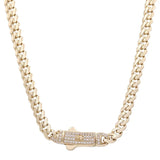 14K Men's Yellow Gold Monaco Chain 22" Miral Jewelry