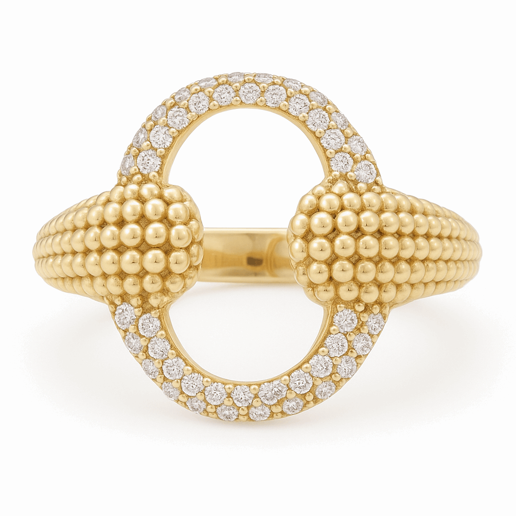 10K Yellow Gold   Fashion with Cz Women's Ring