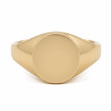 14k Yellow Gold  Signet Fashion Ring