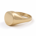 14k Yellow Gold  Signet Fashion Ring