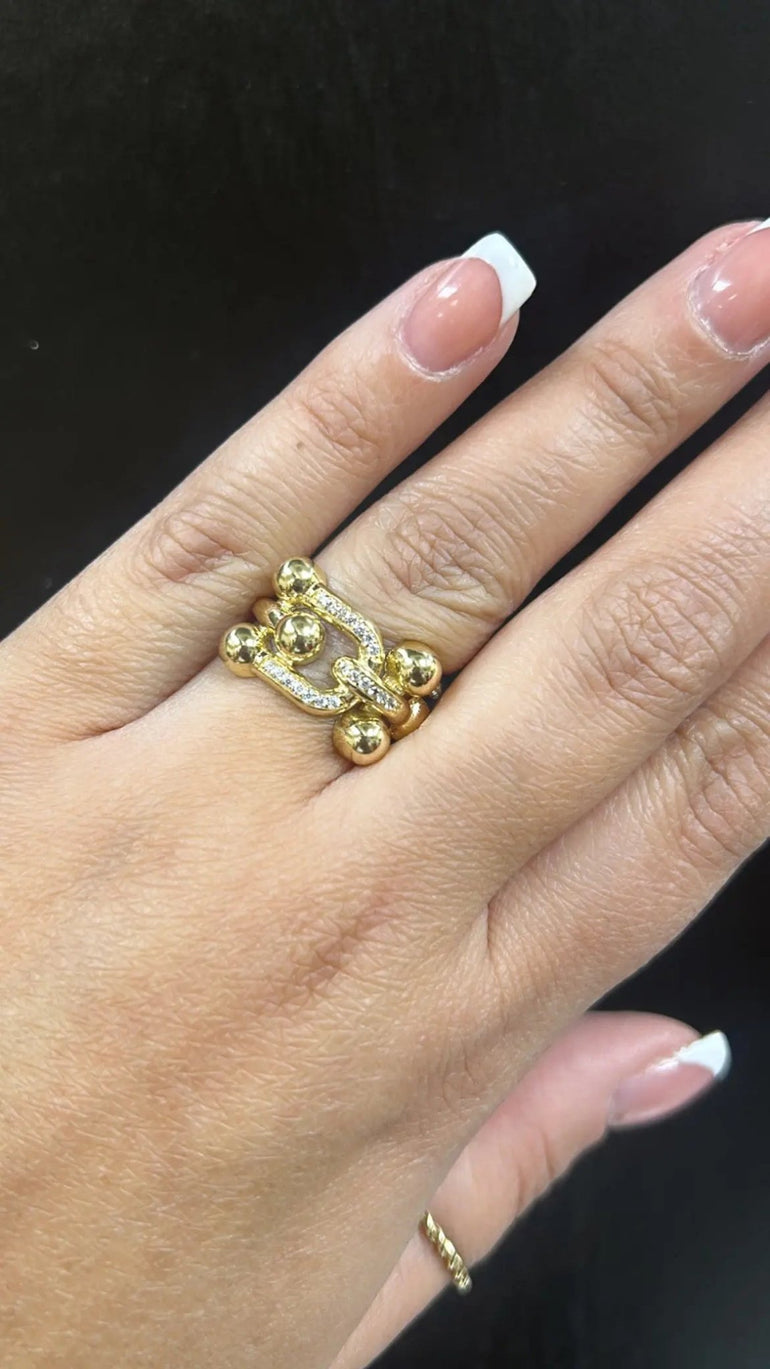 Women's Yellow Gold 14k Fashion Ring - Miral Jewelry