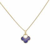 Yellow Gold 14K Fashion Necklace With Diamond - Miral Jewelry