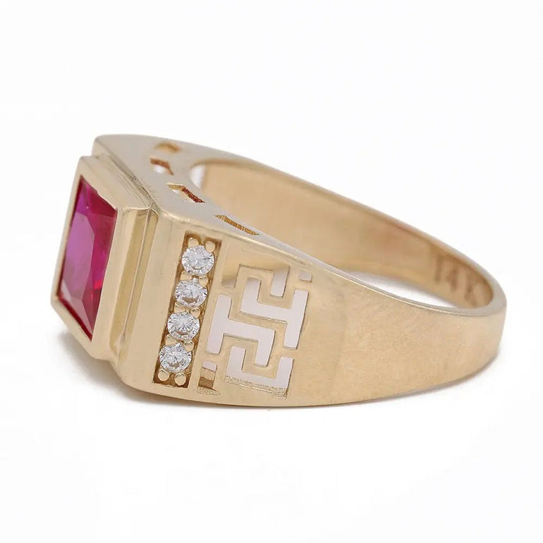 Yellow Gold 14K Fashion Ring - Miral Jewelry