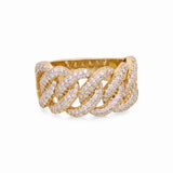 Yellow Gold 14k Ring with 1.60Tw Round Diamonds - Miral Jewelry