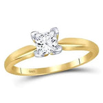 Princess Diamond Solitaire Supreme Bridal Ring 3/4 Cttw (Certified) Miral Jewelry