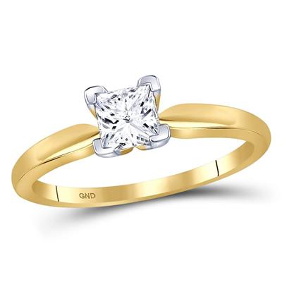 Princess Diamond Solitaire Supreme Bridal Ring 3/4 Cttw (Certified)