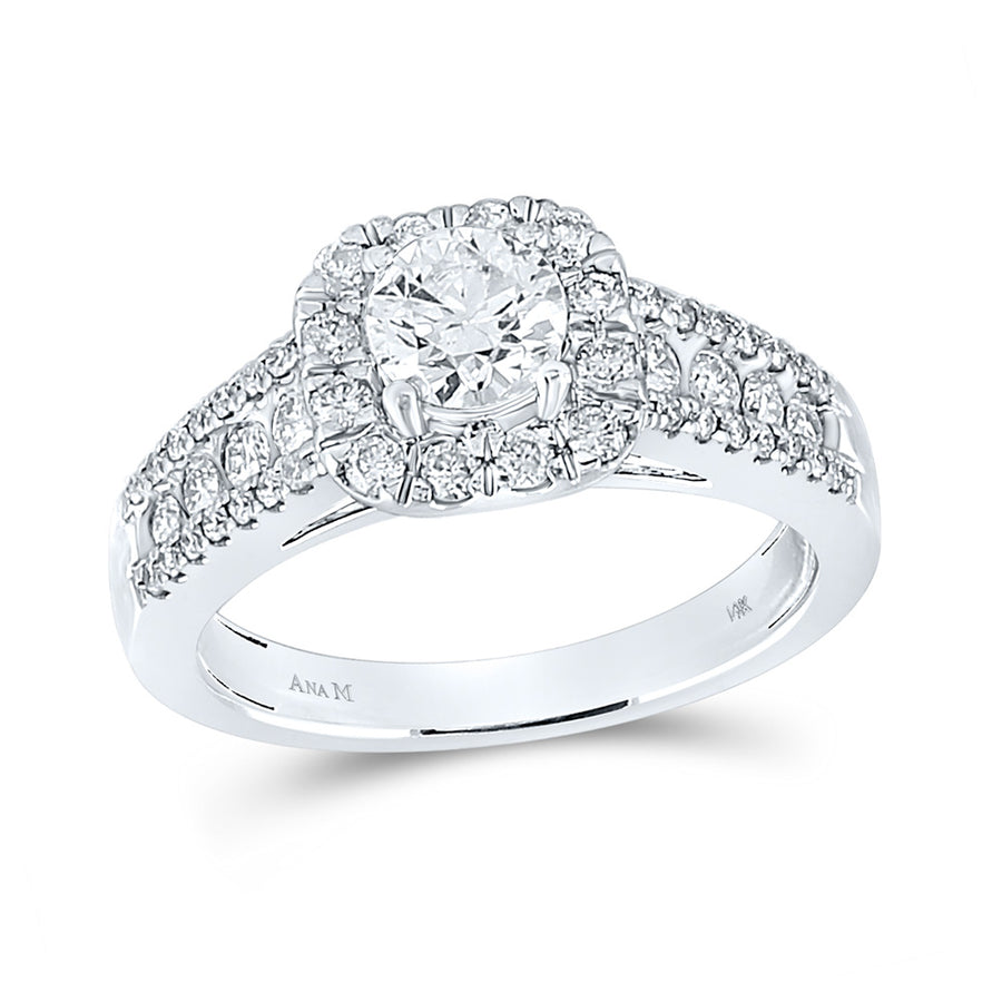 Round Diamond Solitaire Bridal Engagement Ring 1-1/4 Cttw