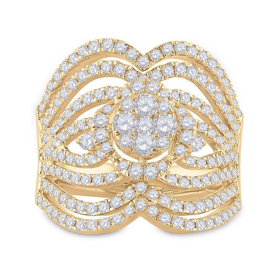 Round Diamond Fashion Ring 1-3/4 Cttw