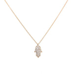 Yellow Gold 14k Fashion Necklace With Round Diamonds Miral Jewelry