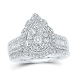 Pear-shape Bridal Nicoles Dream Collection Wedding Ring Set 1 Cttw Miral Jewelry