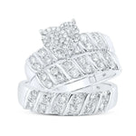 Round Diamond Heart Matching Nicoles Dream Collection Wedding Ring Set 1 Cttw Miral Jewelry