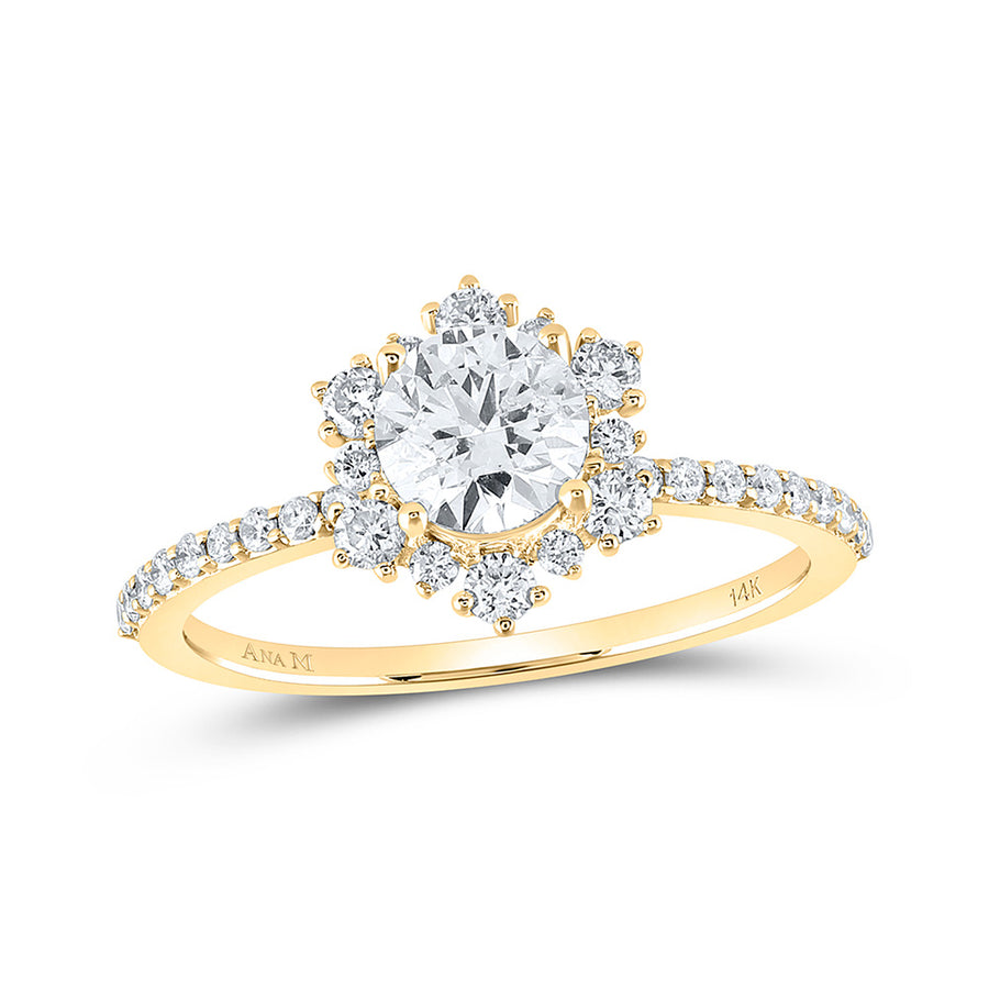 Round Diamond Solitaire Bridal Engagement Ring 1 Cttw (Certified)
