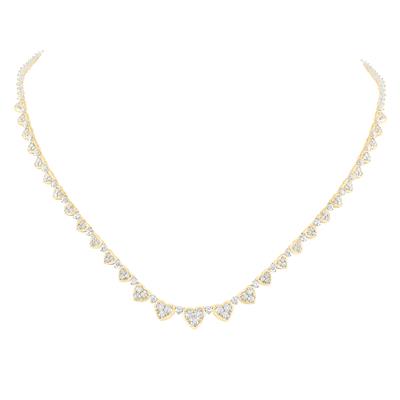 4 7/8ctw-dia Nke Heart Fashion Necklace (16-inch)