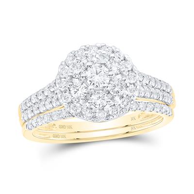 1ctw-diamond Nk Fashion Cluster Bridal