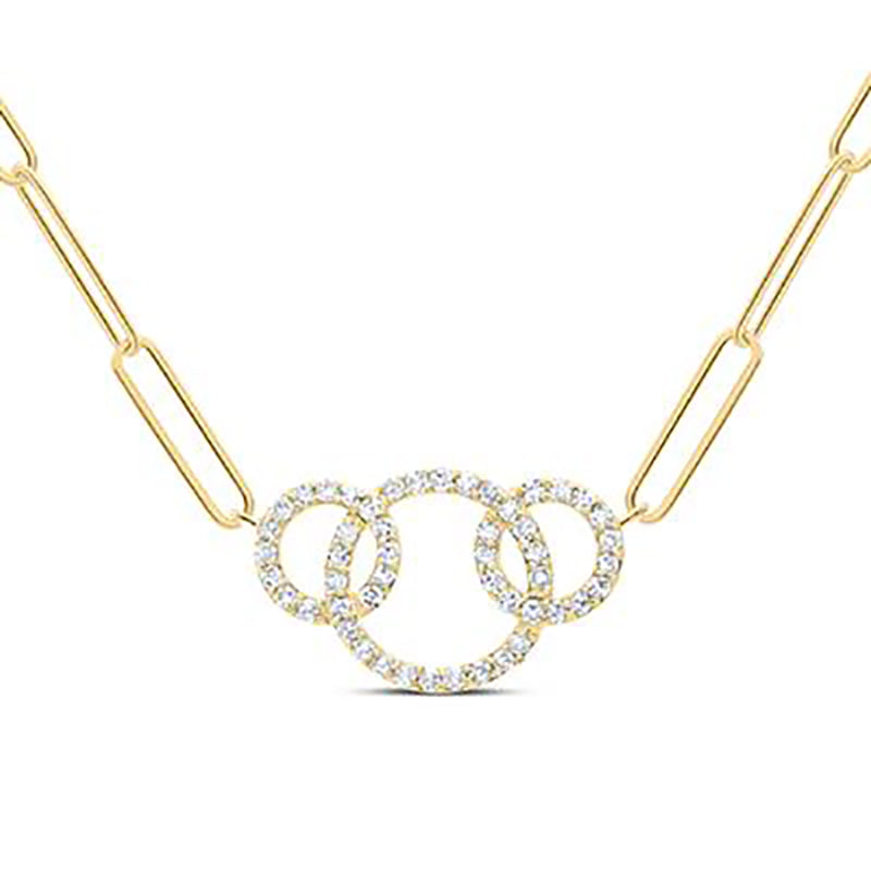 1/4ctw-dia Nk Fashion Necklace -18 Inch