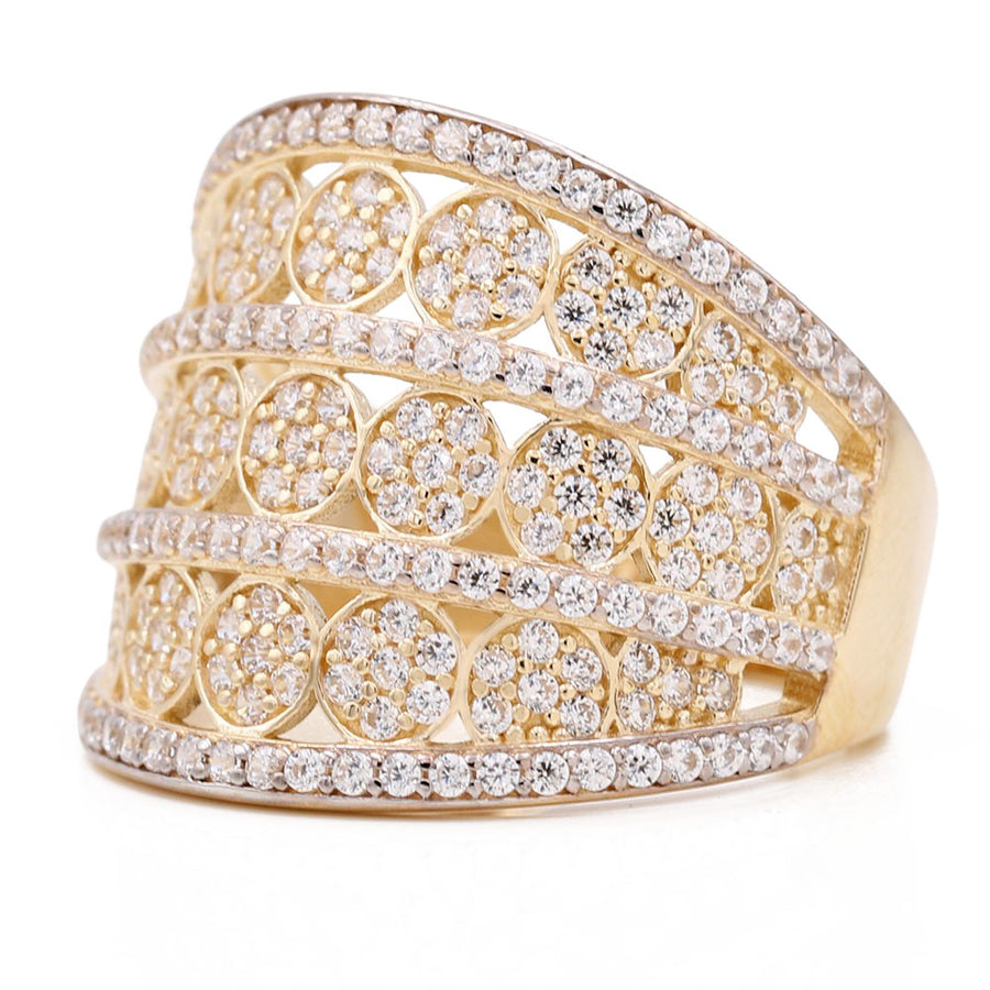 Yellow Gold 14k Fashion Ring With CZ