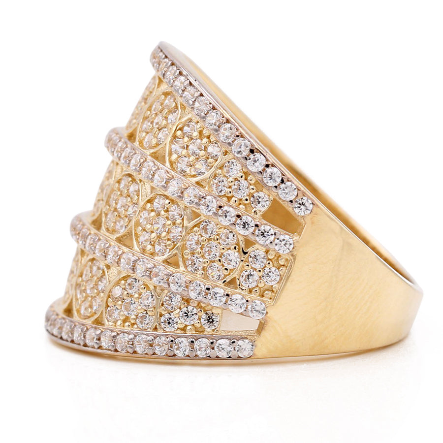 Yellow Gold 14k Fashion Ring With CZ