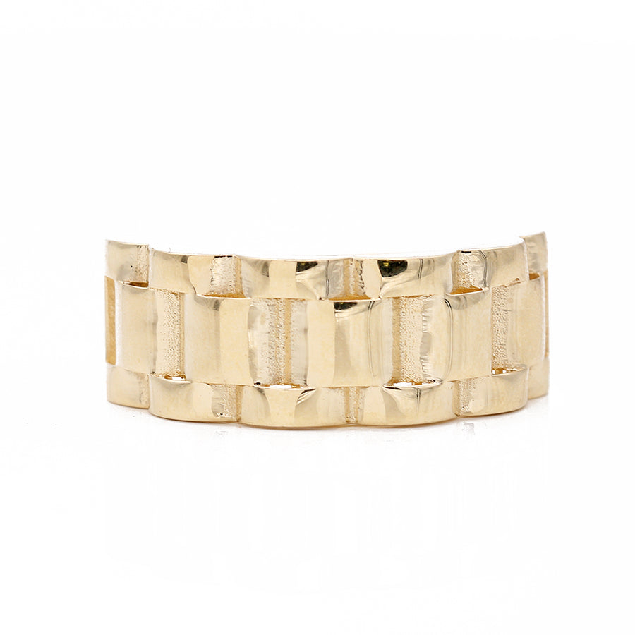 An image of a Yellow Gold 10k Fashion Ring bracelet by Miral Jewelry.
