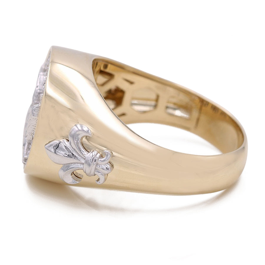 White and Yellow Gold 14k Fashion Ring