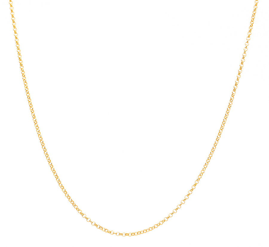 Yellow Gold 14k Rolo Chain